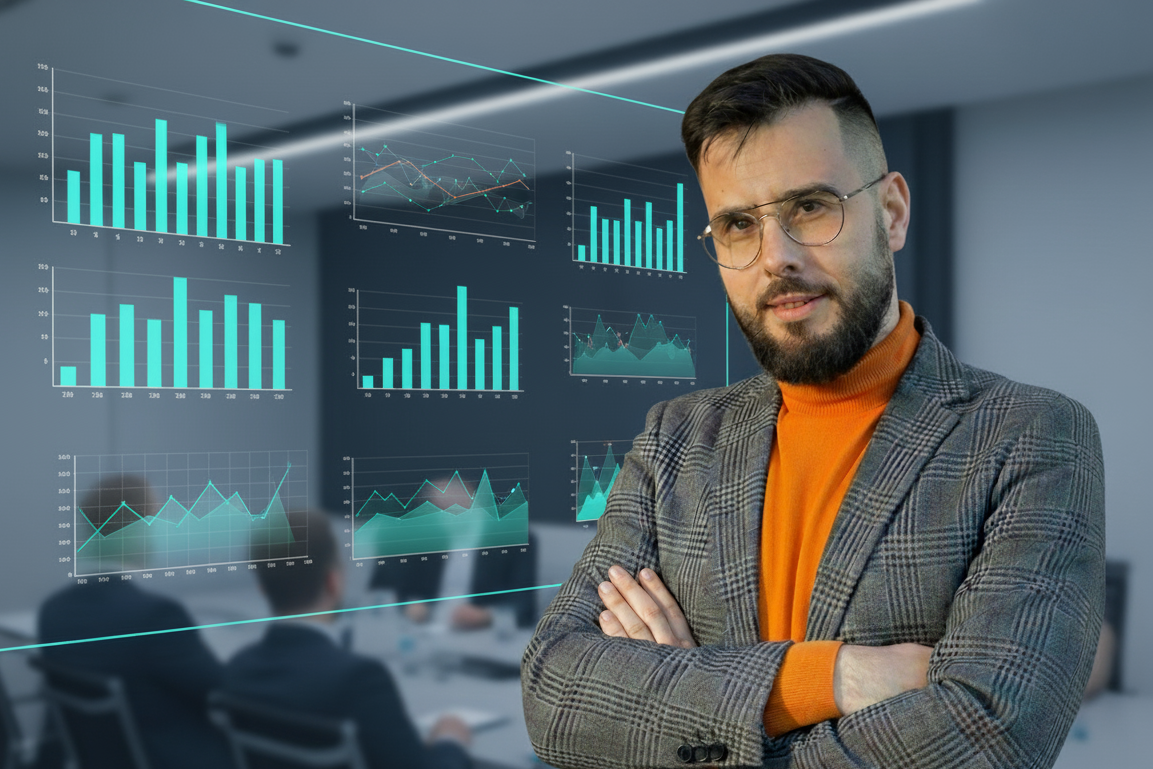 wspieram firmy w projektowaniu i wdrażaniu technologii, które napędzają biznes